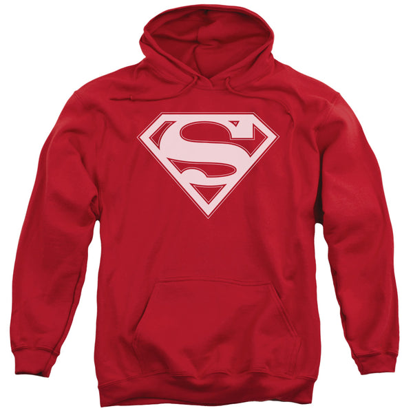 Superman Red & White Shield Hoodie