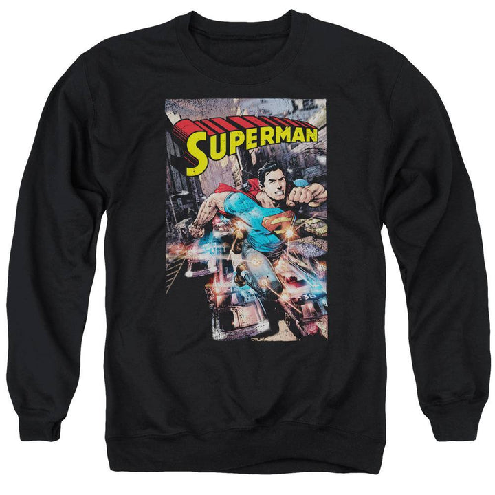 Superman Action One Sweatshirt - Rocker Merch