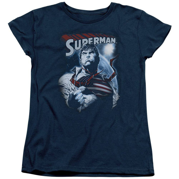 Superman Honor And Protect Women's T-Shirt - Rocker Merch