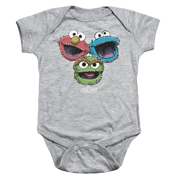 Sesame Street Halftone Heads Infant Snapsuit