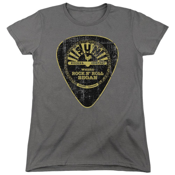 Sun Records Guitar Pick Women's T-Shirt - Rocker Merch™