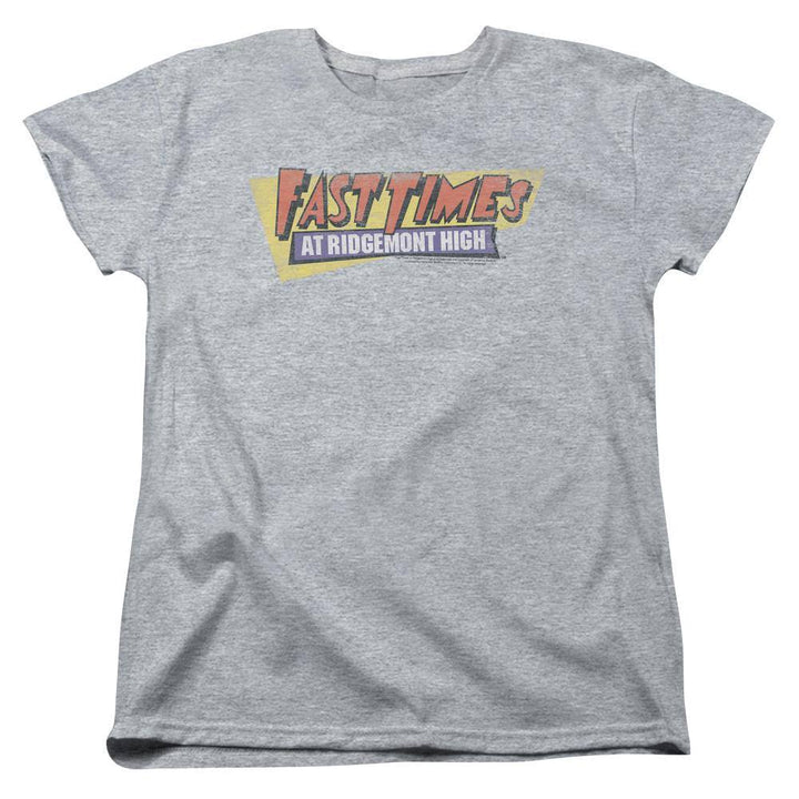 Fast Times At Ridgemont High Distressed Logo Women's T-Shirt | Rocker Merch™
