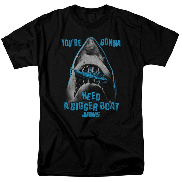 Jaws Boat In Mouth T-Shirt - Rocker Merch