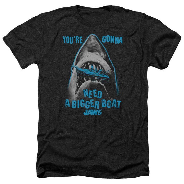 Jaws Boat In Mouth T-Shirt - Rocker Merch