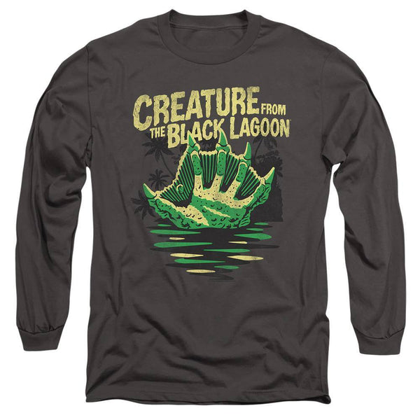 Universal Monsters Creature From The Black Lagoon Breacher Long Sleeve T-Shirt - Rocker Merch