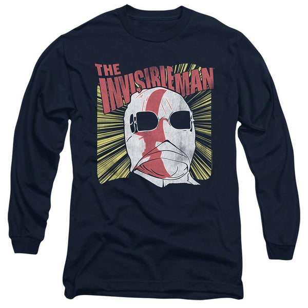 Universal Monsters The Invisible Man Portrait Long Sleeve T-Shirt - Rocker Merch