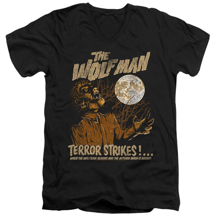 Universal Monsters The Wolf Man Terror Strikes T-Shirt - Rocker Merch