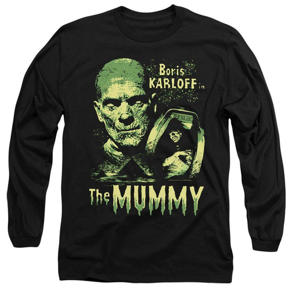 Universal Monsters The Mummy Karloff Long Sleeve T-Shirt - Rocker Merch