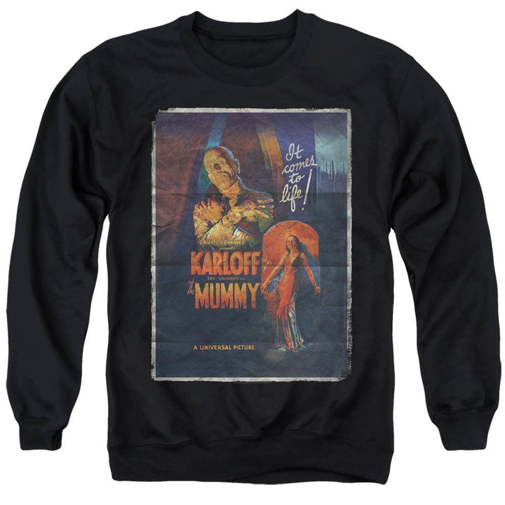 Universal Monsters The Mummy Movie Poster Sweatshirt - Rocker Merch