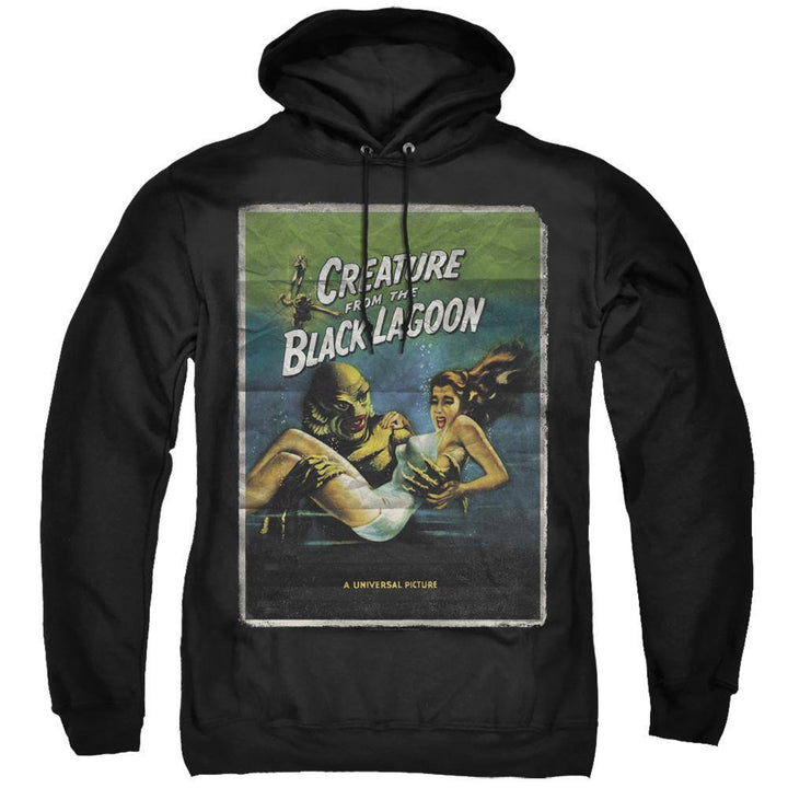Universal Monsters Creature From The Black Lagoon Poster Hoodie - Rocker Merch