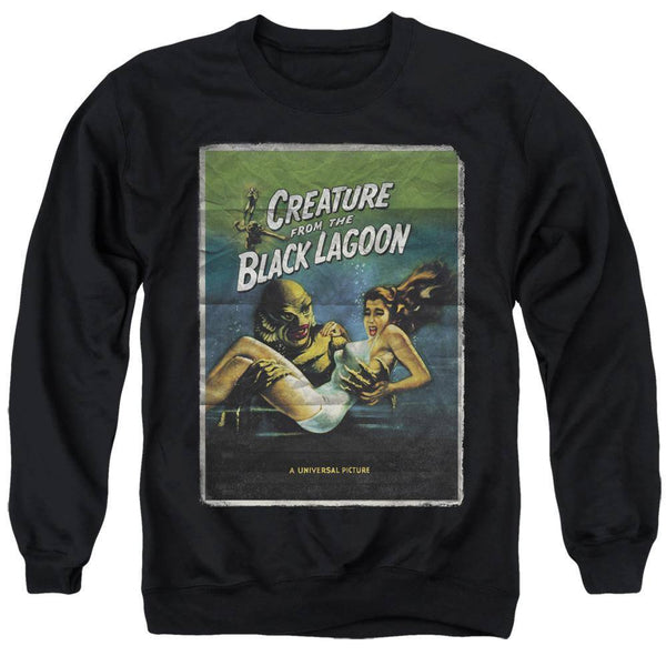 Universal Monsters Creature From The Black Lagoon Poster Sweatshirt - Rocker Merch
