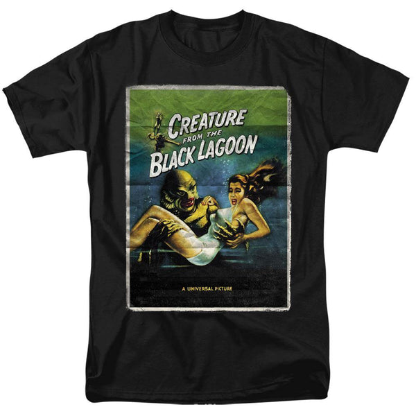 Universal Monsters Creature From The Black Lagoon Poster T-Shirt - Rocker Merch