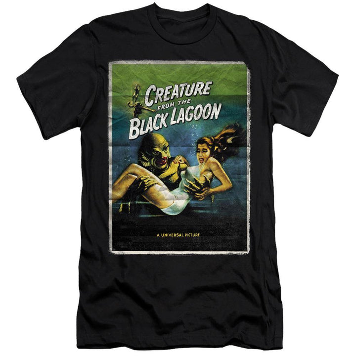 Universal Monsters Creature From The Black Lagoon Poster T-Shirt - Rocker Merch