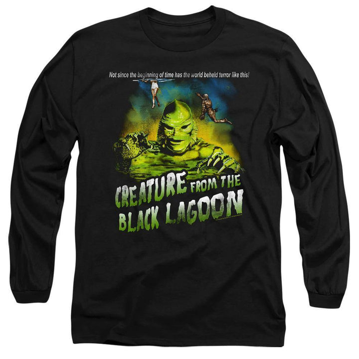 Universal Monsters Creature From The Black Lagoon Not Since Long Sleeve T-Shirt - Rocker Merch