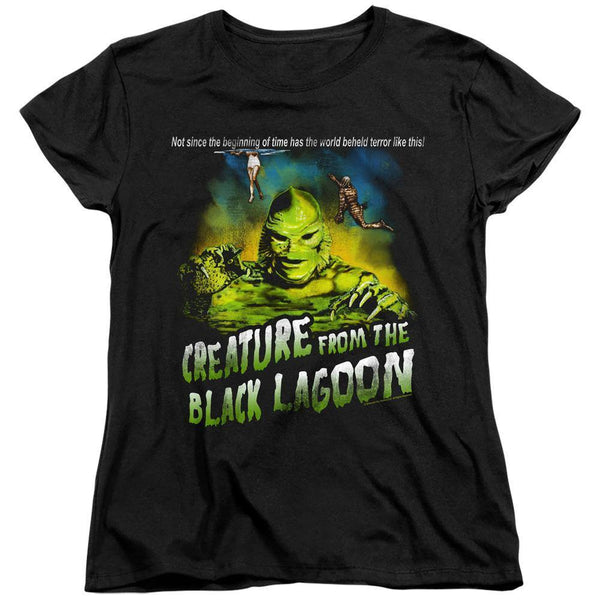 Universal Monsters Creature From The Black Lagoon Not Since Women's T-Shirt - Rocker Merch