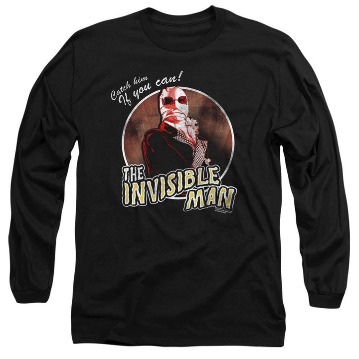 Universal Monsters The Invisible Man Catch Him Long Sleeve T-Shirt - Rocker Merch
