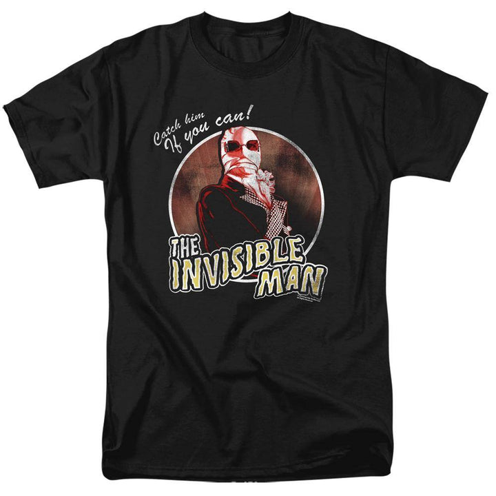 Universal Monsters The Invisible Man Catch Him T-Shirt - Rocker Merch