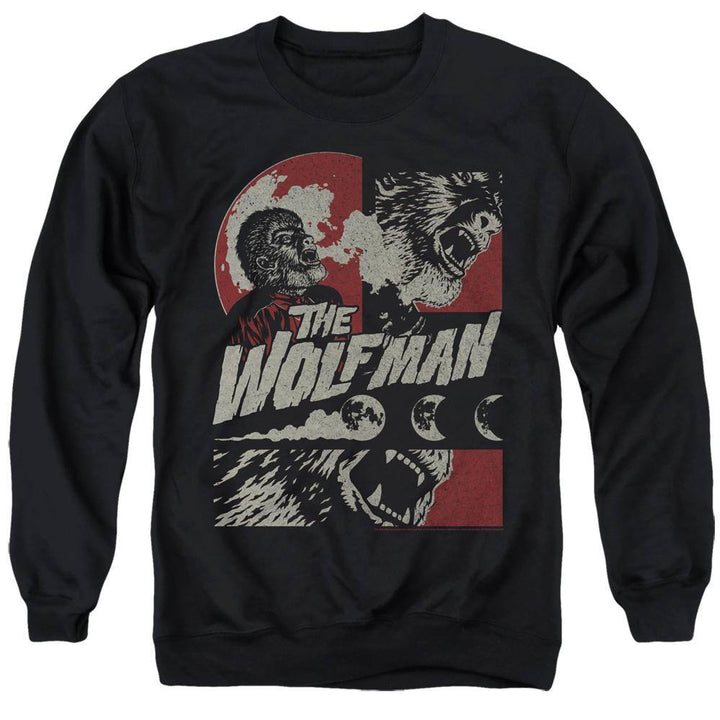 Universal Monsters The Wolf Man Wolfbane Blooms Sweatshirt - Rocker Merch
