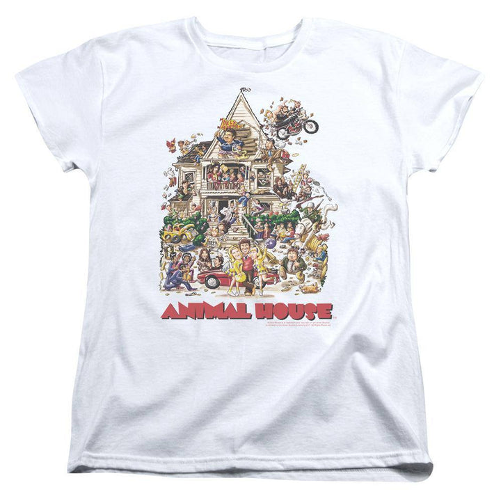 Animal House Movie Poster Art Women's T-Shirt - Rocker Merch