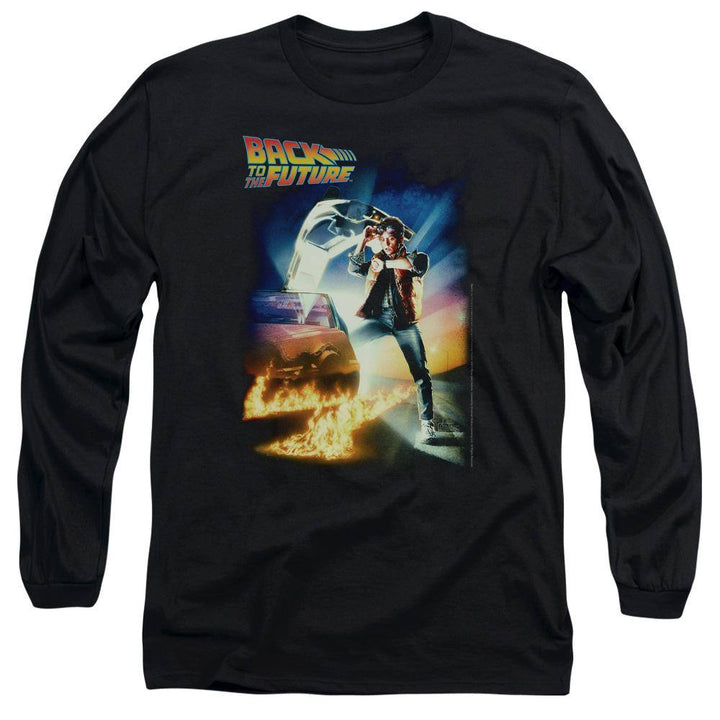 Back To The Future Poster Long Sleeve T-Shirt - Rocker Merch™