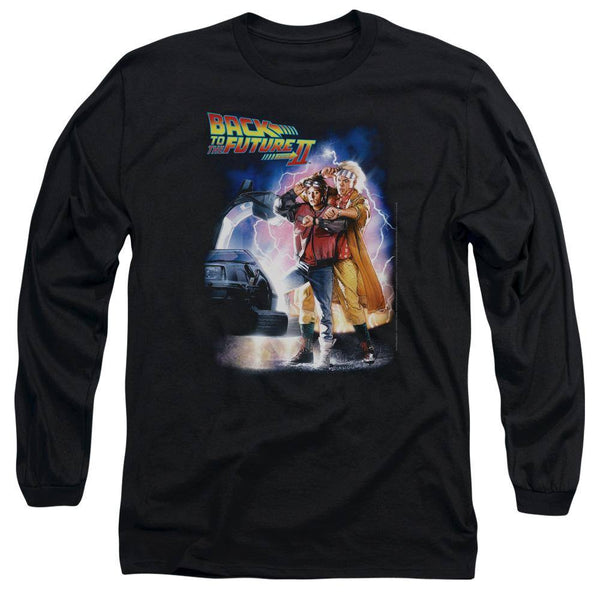 Back To The Future II Poster Long Sleeve T-Shirt | Rocker Merch™