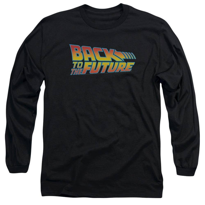 Back To The Future Logo Long Sleeve T-Shirt - Rocker Merch™