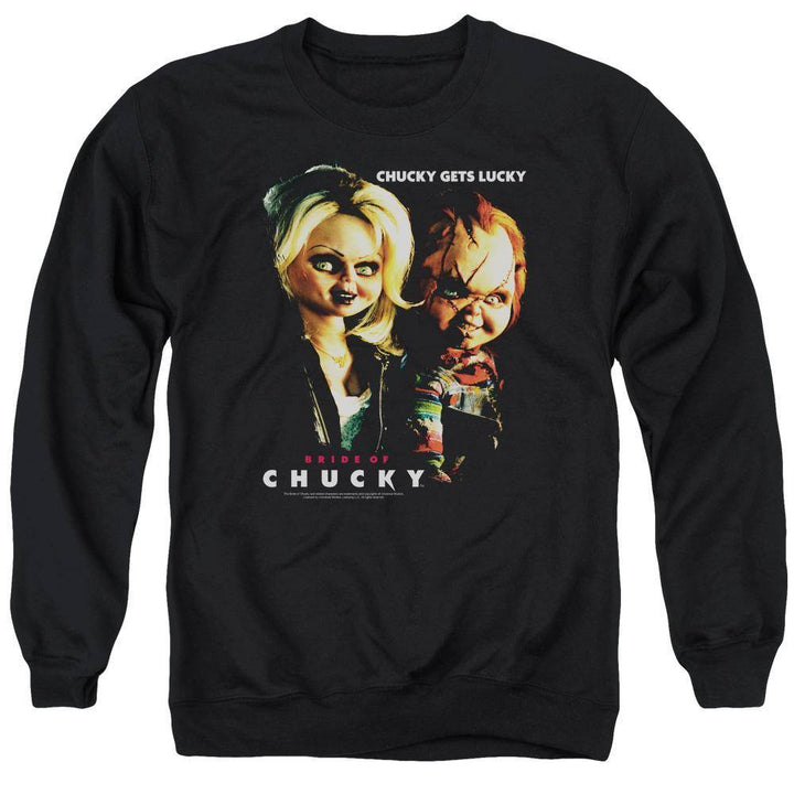 Child's Play Bride Of Chucky Gets Lucky Sweatshirt - Rocker Merch