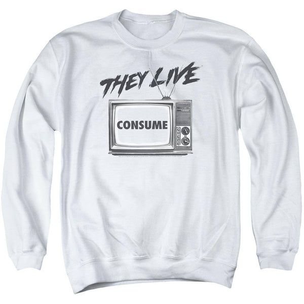 They Live Movie Consume Sweatshirt - Rocker Merch