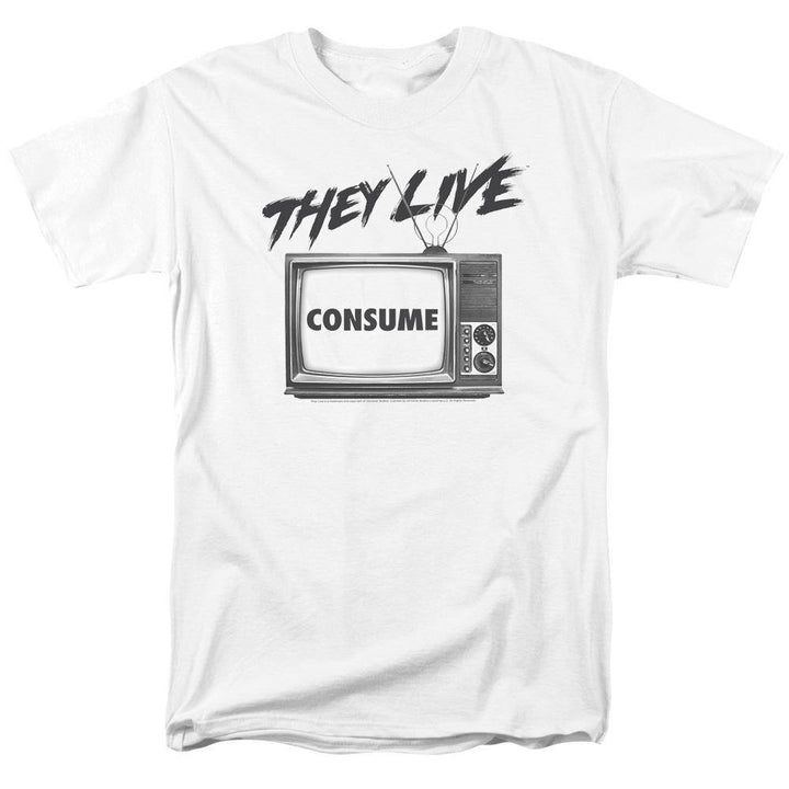 They Live Movie Consume T-Shirt - Rocker Merch