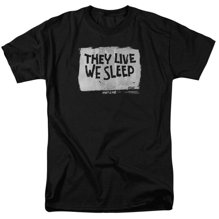 They Live Movie We Sleep T-Shirt | Rocker Merch™