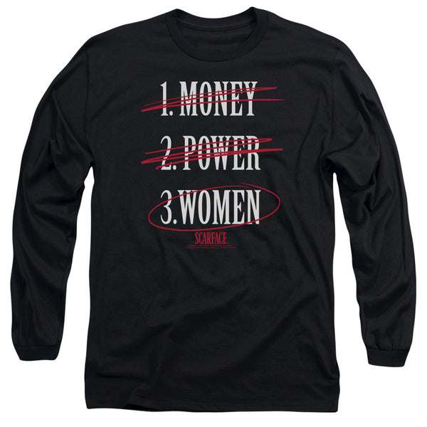 Scarface Money Power Women Long Sleeve T-Shirt