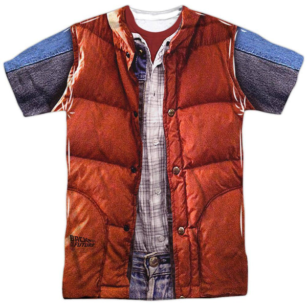 Back To The Future McFly Vest Sublimation T-Shirt - Rocker Merch™