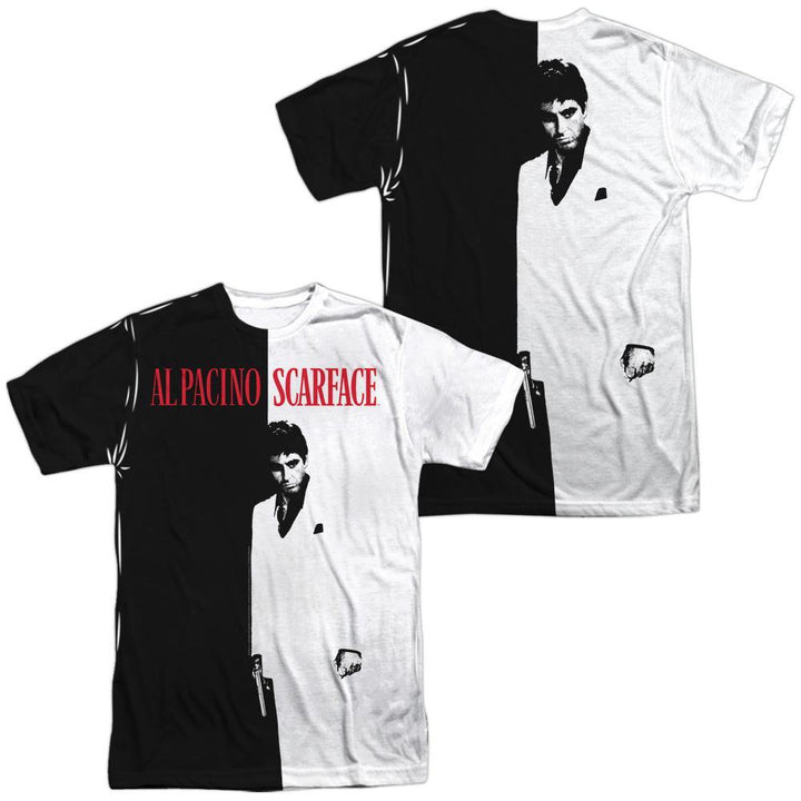 Scarface Movie Big Poster Sublimation T-Shirt - Rocker Merch