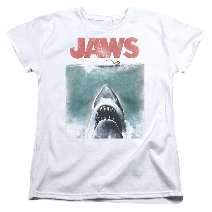 Jaws Vintage Movie Poster Women's T-Shirt - Rocker Merch