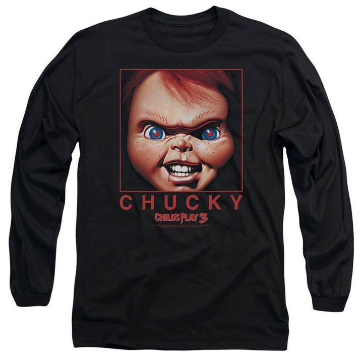 Child's Play 3 Chucky Squared Long Sleeve T-Shirt - Rocker Merch