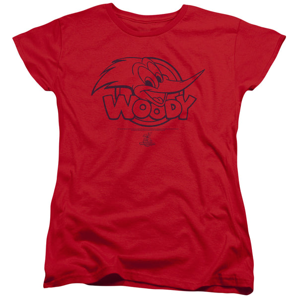 Woody Woodpecker Big Head Women's T-Shirt
