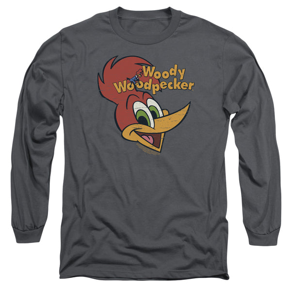 Woody Woodpecker Retro Logo Long Sleeve T-Shirt