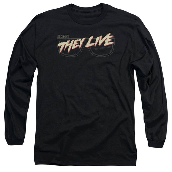 They Live Movie Glasses Logo Long Sleeve T-Shirt | Rocker Merch™
