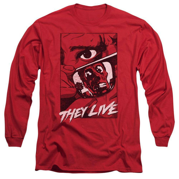 They Live Movie Graphic Poster Long Sleeve T-Shirt - Rocker Merch