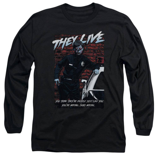 They Live Movie Dead Wrong Long Sleeve T-Shirt | Rocker Merch™