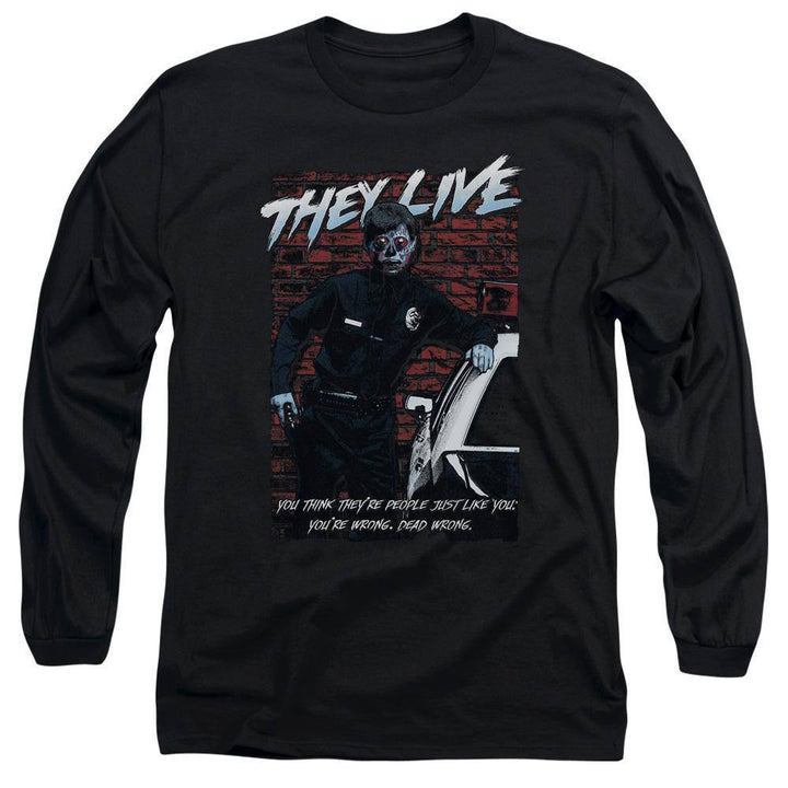 They Live Movie Dead Wrong Long Sleeve T-Shirt | Rocker Merch™