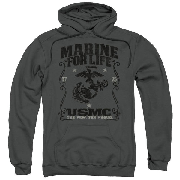U.S. Marines For Life Hoodie - Rocker Merch™