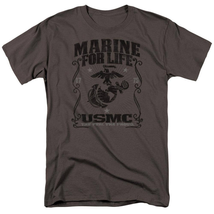 U.S. Marines For Life T-Shirt - Rocker Merch™