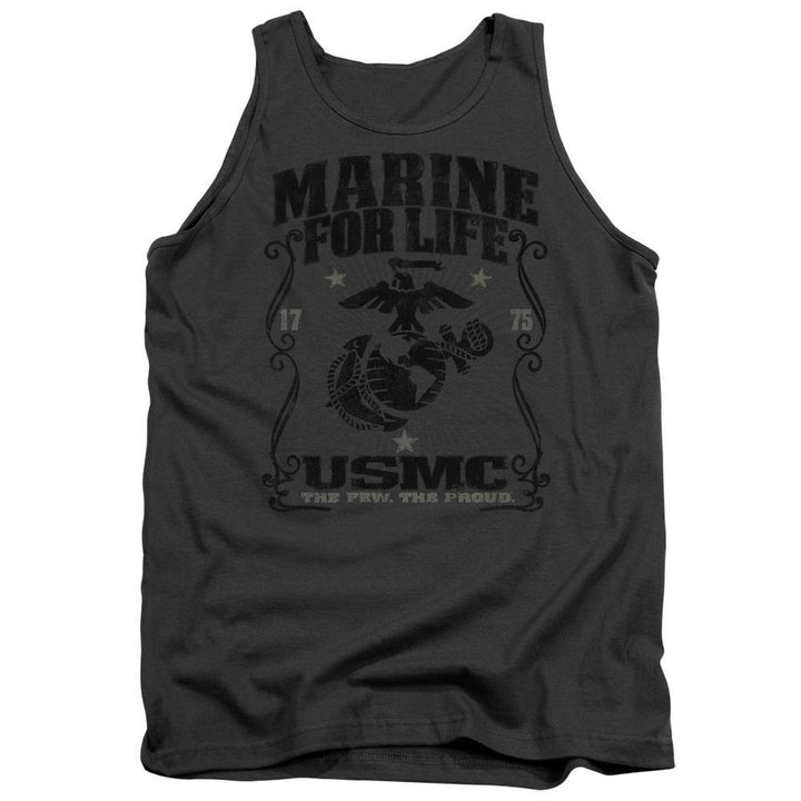 U.S. Marines For Life Tank Top - Rocker Merch™