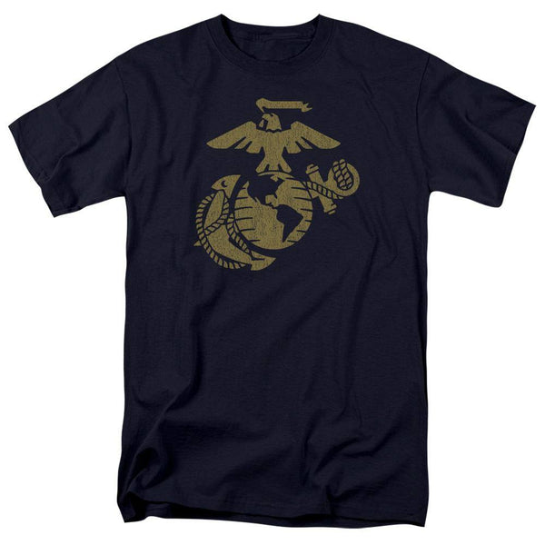 U.S. Marines Gold Emblem T-Shirt - Rocker Merch™