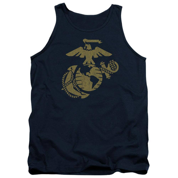 U.S. Marines Gold Emblem Tank Top - Rocker Merch™
