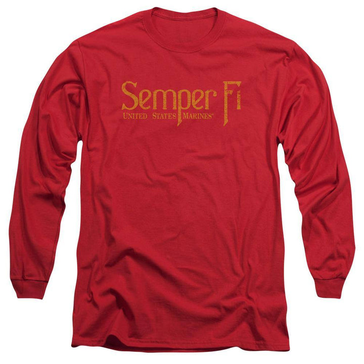 U.S. Marines Semper Fi Long Sleeve T-Shirt - Rocker Merch™