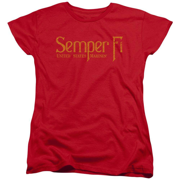 U.S. Marines Semper Fi Women's T-Shirt - Rocker Merch™