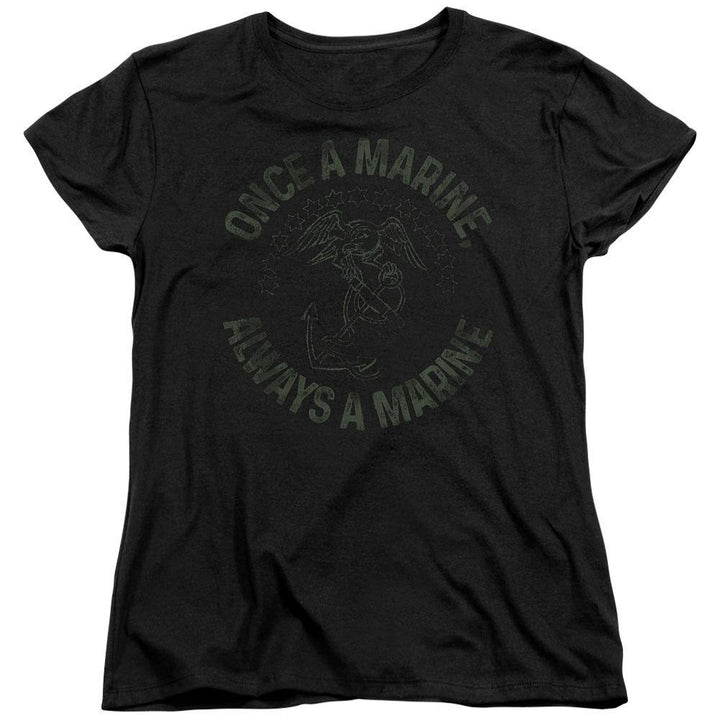 U.S. Marines Always A Marine Women's T-Shirt - Rocker Merch™