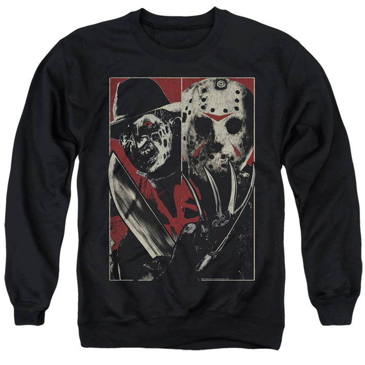 Freddy VS Jason Verses Sweatshirt - Rocker Merch